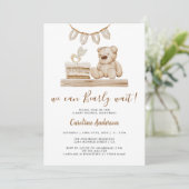 Boho Nursery Toys Baby shower Kaart (Staand voorkant)