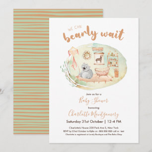 Boho Nursery we kunnen Baby shower afwachten Kaart
