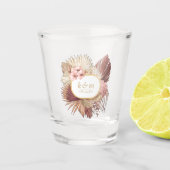 Boho Oasis Wedding Floral Lijst ID959 Shot Glas (Voorkant)