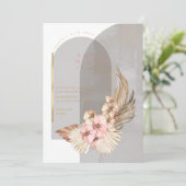 Boho Oasis Wedding ID959 Kaart (Staand voorkant)