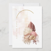 Boho Oasis Wedding ID959 Save The Date (Voorkant)