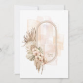 Boho Oasis Wedding Menu ID959 (Achterkant)