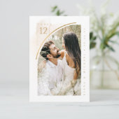 Boho Oasis Wedding Photo Table Number ID959 Kaart (Staand voorkant)