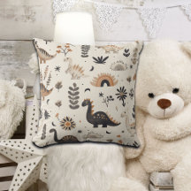 boho-Oerwoud-dinosauruspatroon