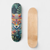 Boho Oerwoud Fox Skateboard (Voorkant)