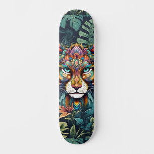 Boho Oerwoud Leeuw Skateboard