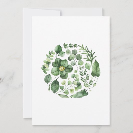 Boho Oh Baby shower Invitation, Invitation Succule (Dos)