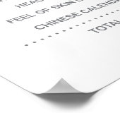 Boho Old Wives Tale Gender Reopenbaart het bord Poster (Hoek)