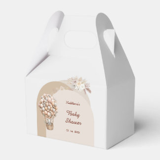 Boho Olifant Luchtballon Neutrale Pampas Bedankdoosjes