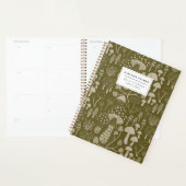 Boho Olive Mushroom Planner (Display)