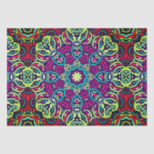 Boho ontwerp Mandala Tissue Paper