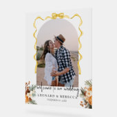 Boho or arc vert Mariage photo Acrylique Signal (Angle)