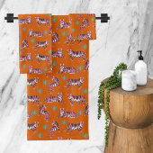 Boho Orange Pink Jungle Tigers