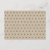 Boho Oranje Blossom Botanical Wedding Reception Informatiekaartje (Achterkant)