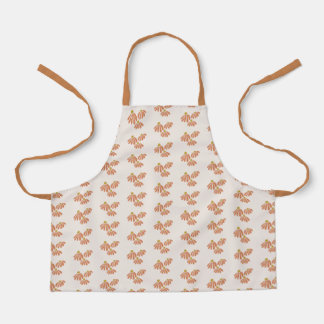Boho Oranje Flowers Kinder Schort