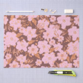 Boho Oranje Rust All Occasion Floral Tissuepapier (Craft)