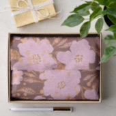 Boho Oranje Rust All Occasion Floral Tissuepapier (Geschenk)