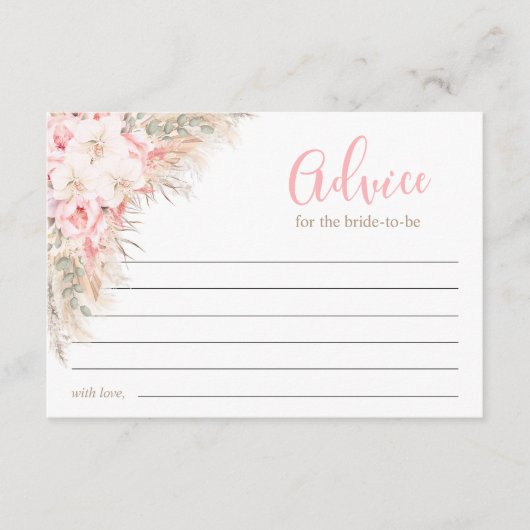 Boho Orchidées Peonies Pampas Conseil Fête des mar (Devant)