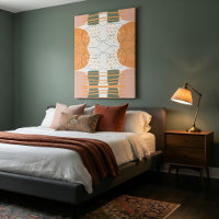 Boho Organische Abstracte Kunst Moderne Minimalist