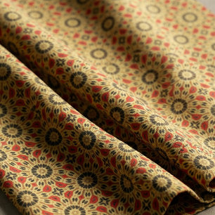 Boho Oriental Colorful Mosaic Geometric Pattern Stof