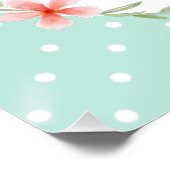Boho Owl Baby shower Poster Perfect Poster (Hoek)