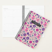 Boho Paars Floral Pattern Planner (Display)