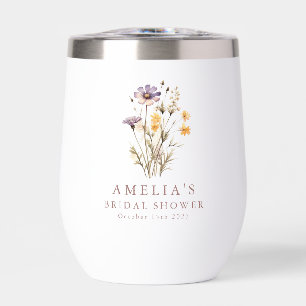 Boho Paarse Wildflower Vrijgezellenfeest Aangepast