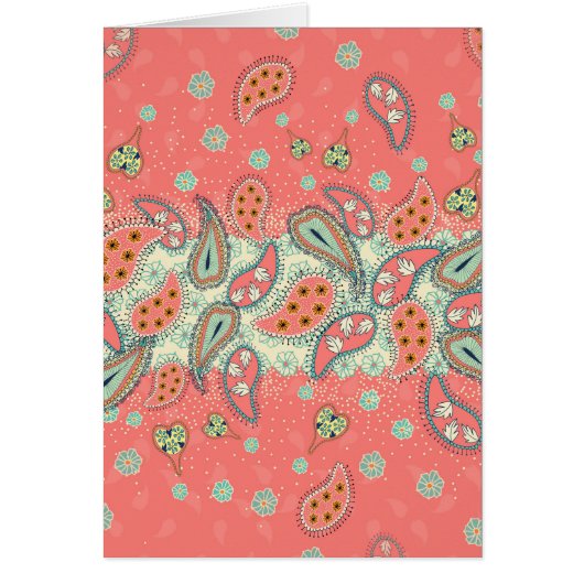 Boho Paisley Border (Voorkant)