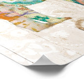 Boho Paisley Elephant I Poster (Hoek)