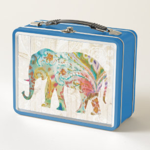 Boho Paisley Elephant II