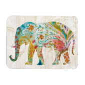 Boho Paisley Elephant II Magneet (Horizontaal)