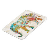 Boho Paisley Elephant II Magneet (Linkerzijde)