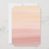 Boho Pampas Baby shower Nodig Blush Bloemen uit Kaart (Achterkant)