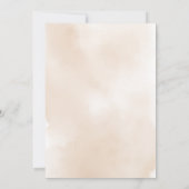 Boho Pampas Baby shower Tropical fille Invitation (Dos)