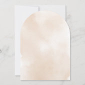 Boho Pampas Baby shower Tropical fille Invitation (Dos)