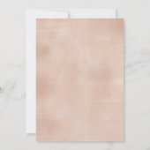Boho Pampas Blonde Girl First Communion Invitation (Dos)