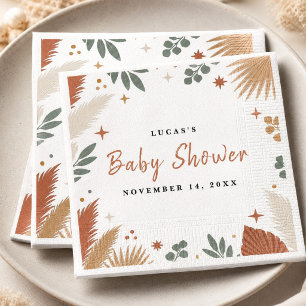 Boho Pampas Gras en Eucalyptus Botanisch Servet