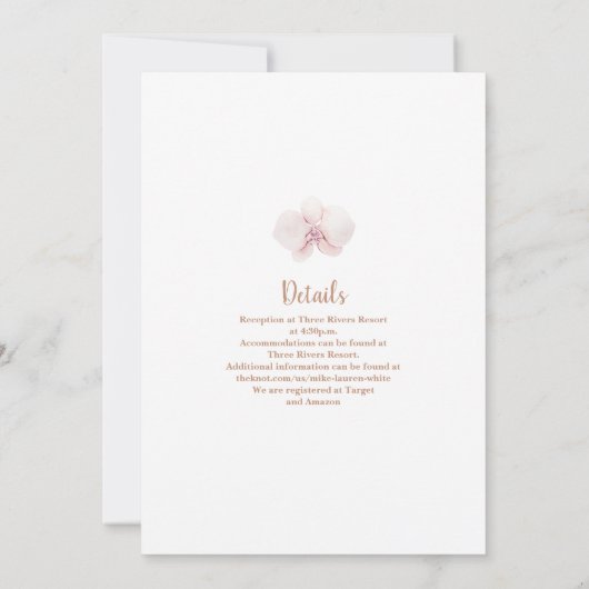 Boho Pampas Grass 30e anniversaire Invitation (Dos)