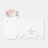 Boho Pampas Grass Baptisme Bedankdoosjes (Uitgevouwen)