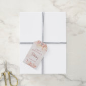 Boho Pampas Grass Bohemian Blush Birthday Party Cadeaulabel (Met Touw)