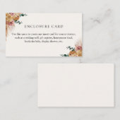 Boho Pampas Grass Custom  Informatiekaartje (Voorkant / Achterkant)