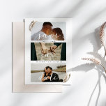 Boho Pampas Grass Enregistrer La Date Carte Mariag<br><div class="desc">Sauvez notre date. Romantique Boho Design 3 photo Enregistrer la carte de date avec romantique écriture blanche superposition de script. L'illustration du coin gazon de la pampa aquarelle branchée borde vos photos fiançailles. Customisez avec vos informations et photos de mariage</div>