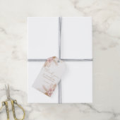 Boho Pampas Grass Girl Baby shower Cadeaulabel (Met Touw)