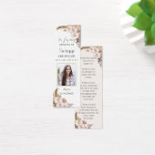 Boho Pampas Grass Photo funéraire Signet commémora (Bureau)