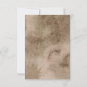 Boho Pampas Grass RSVP met Maaltijd Keuze (Achterkant)