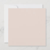 Boho Pampas Grass Square Weddenschap Kaart (Achterkant)