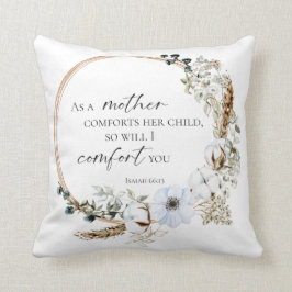 Boho Pampas Grass Verse God zal je complimenteren Kussen