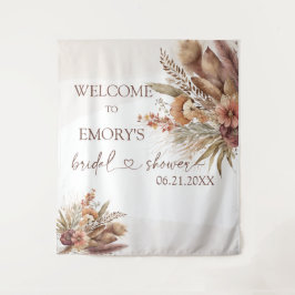 Boho Pampas Grass Vrijgezellenfeest Backdrop Wandkleed