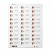 Boho Pampas Grass Vrijgezellenfeest Return Address Etiket (Full Sheet)
