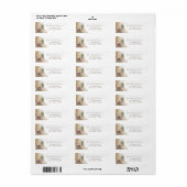 BOHO PAMPAS GRASS WATERVERF WEDDRESS ADDRESS ETIKE ETIKET (Full Sheet)